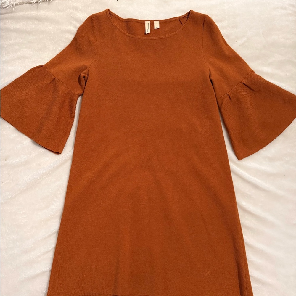 Anthropologie MOTH Bell Sleeve Knit Dress | Size S
